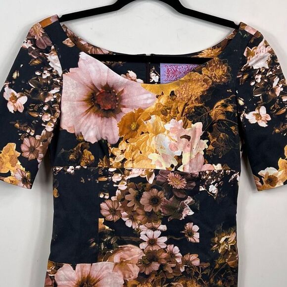 Tuleh for Bergdorf Goodman Floral Cocktail Dress - Picture 3 of 8